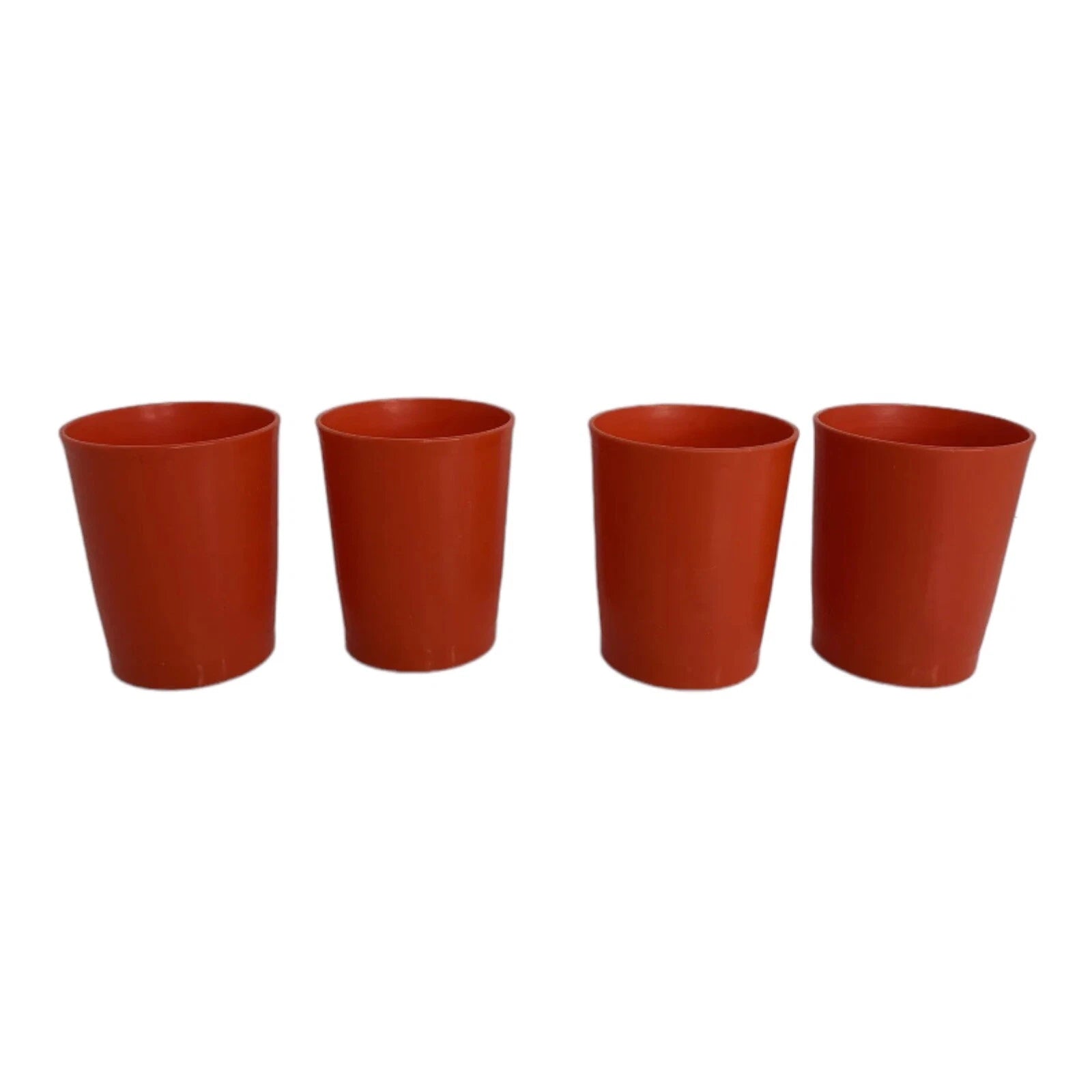 Set Of 4 Tupperware #1251 Orange 6 Oz Juice Tumblers Drinking Glasses | eBay