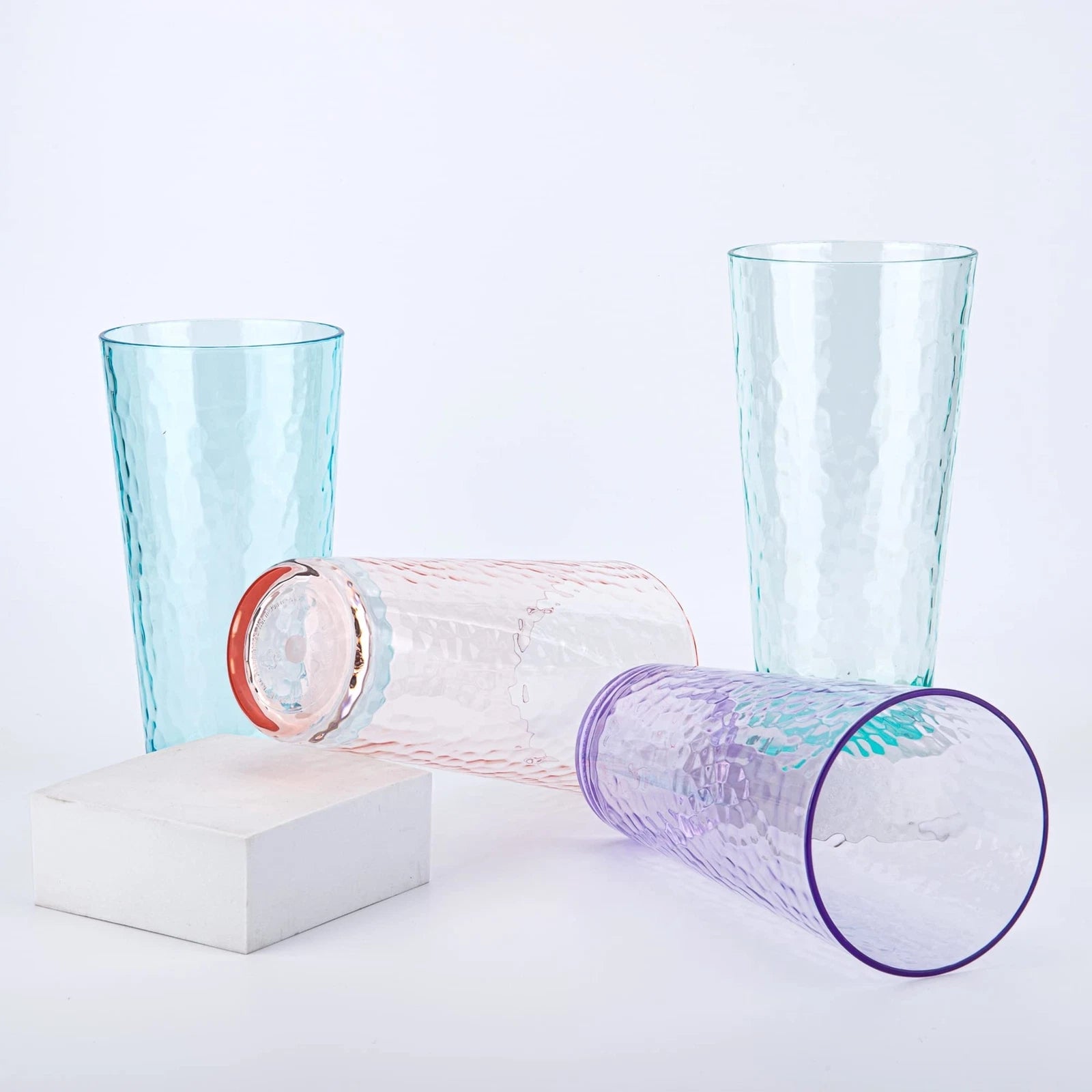 Mixed Drinkware 26-ounce Plastic Tumbler Acrylic Water Glasses, set of 6 Green | eBay