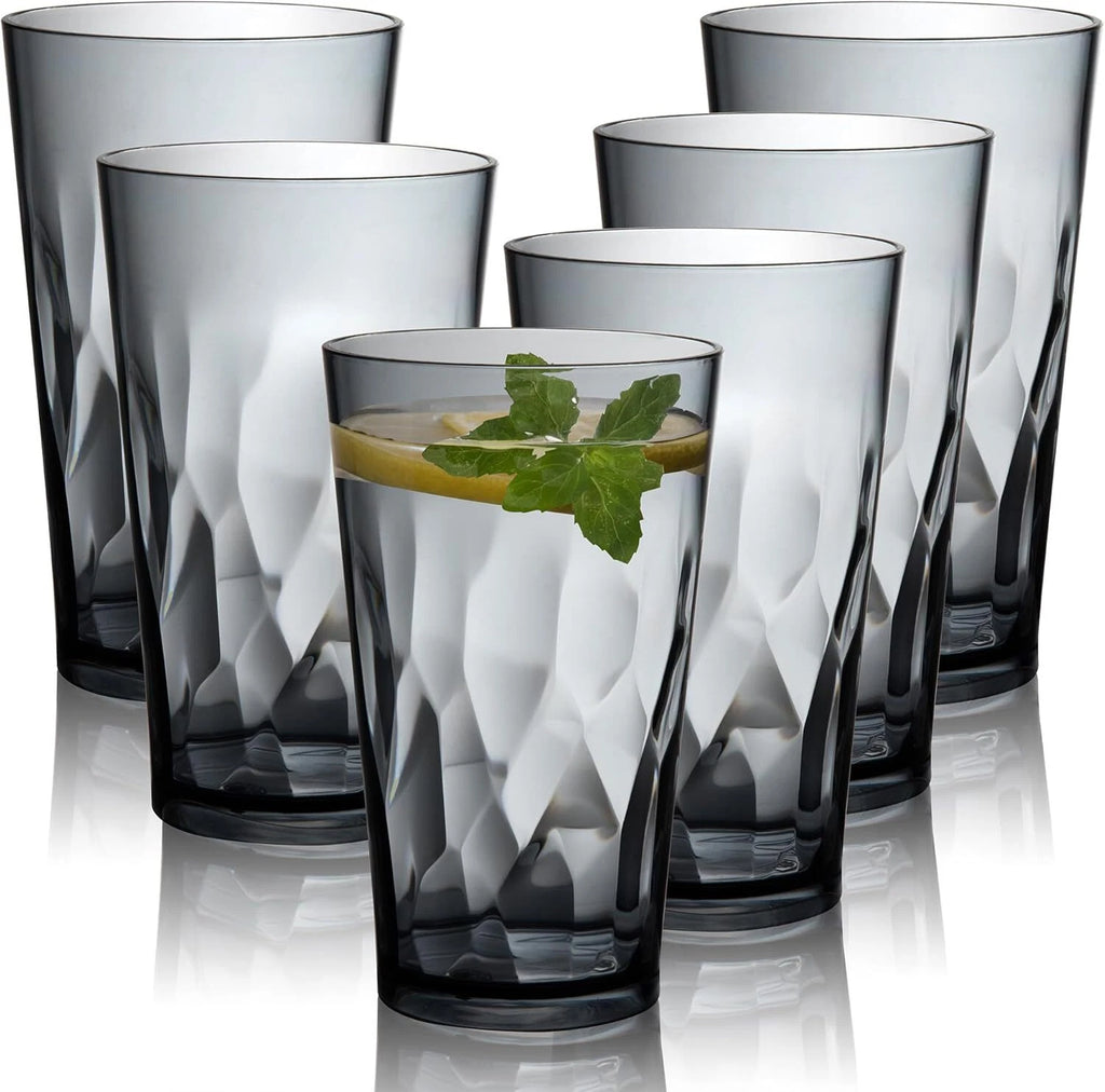 Unbreakable Plastic Drinking Cups, Set of 6, Shatterproof Drinking Cups | eBay