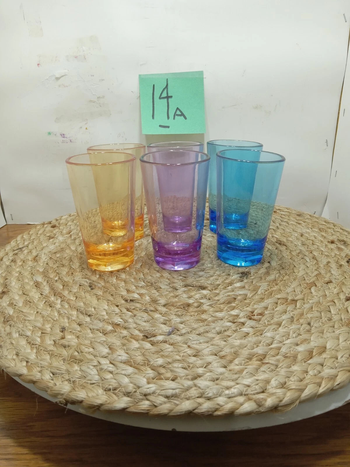 EgieMr Unbreakable Plastic 5ounce Drinking Glasses Set Of 6 Three Different... | eBay