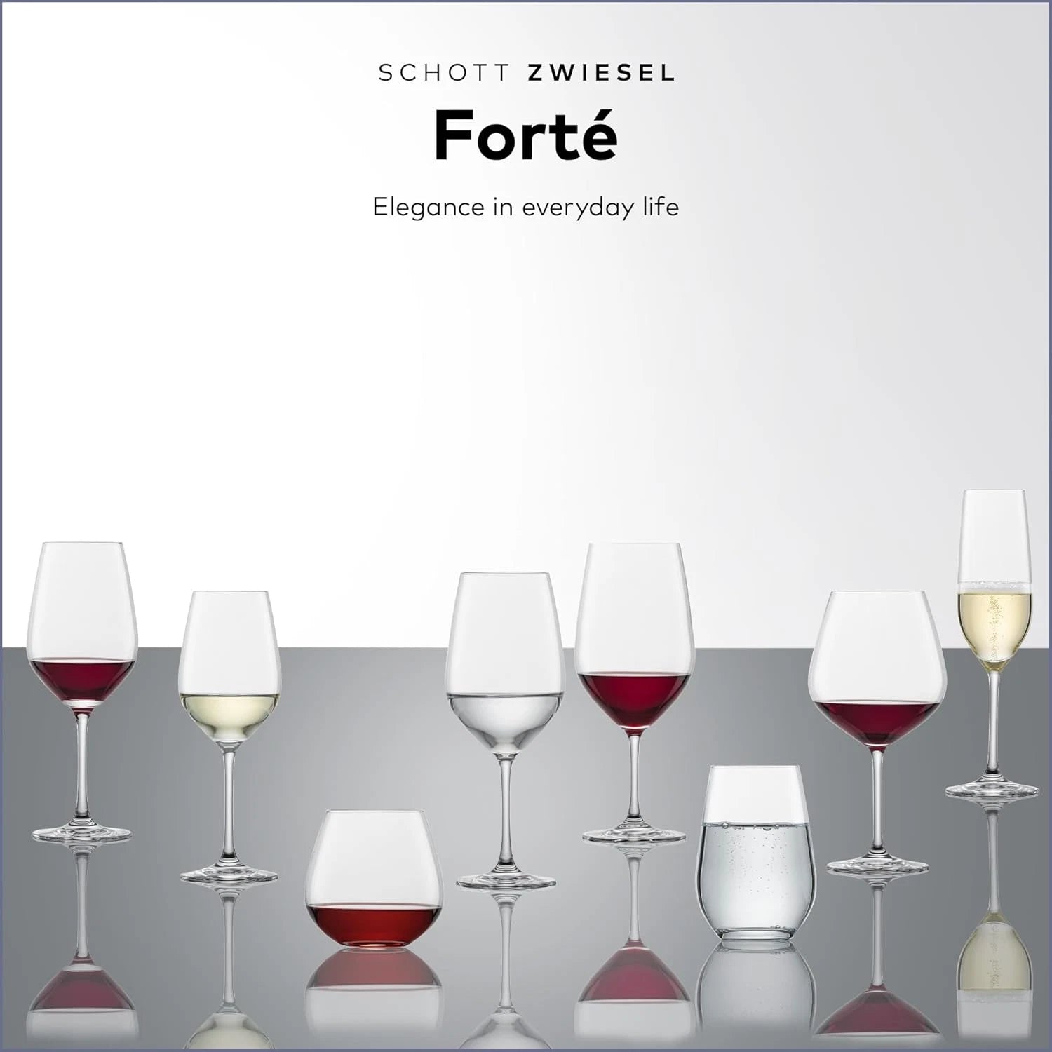 Forté Universal Tumbler (Set of 6), Versatile Drinking Glasses, Dishwasher-Safe | eBay
