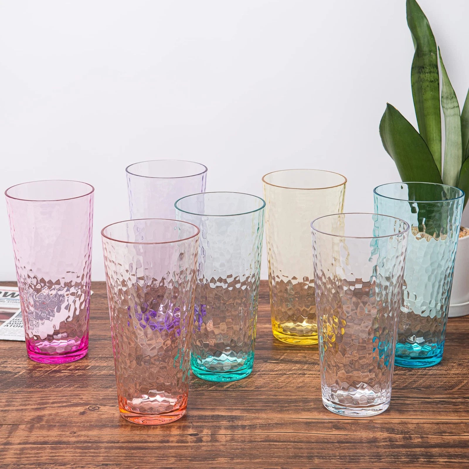 26-ounce Acrylic Highball Glasses Plastic Tumbler Larger Drinking Glasses, se... | eBay