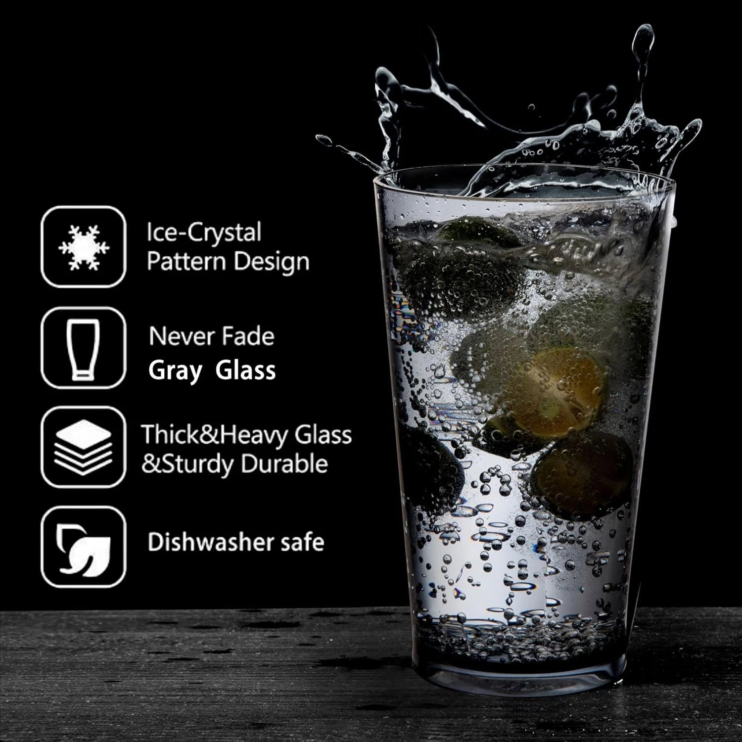 Unbreakable Plastic Drinking Glasses Set of 6 Shatterproof Drinking Cups P | eBay