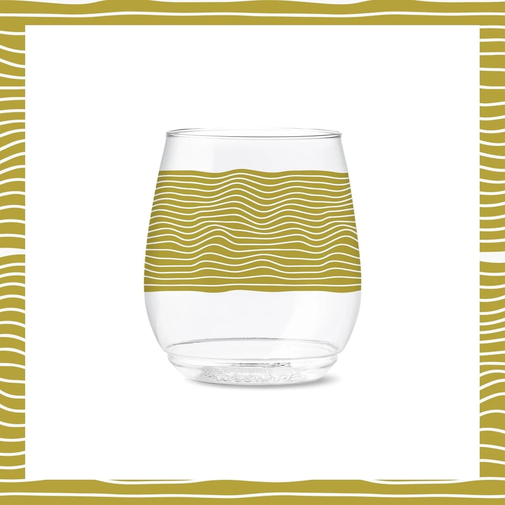 Sustainable 14oz Retro Art Plastic Drinking Glasses - Set of 6 - Hand Wash Only | eBay