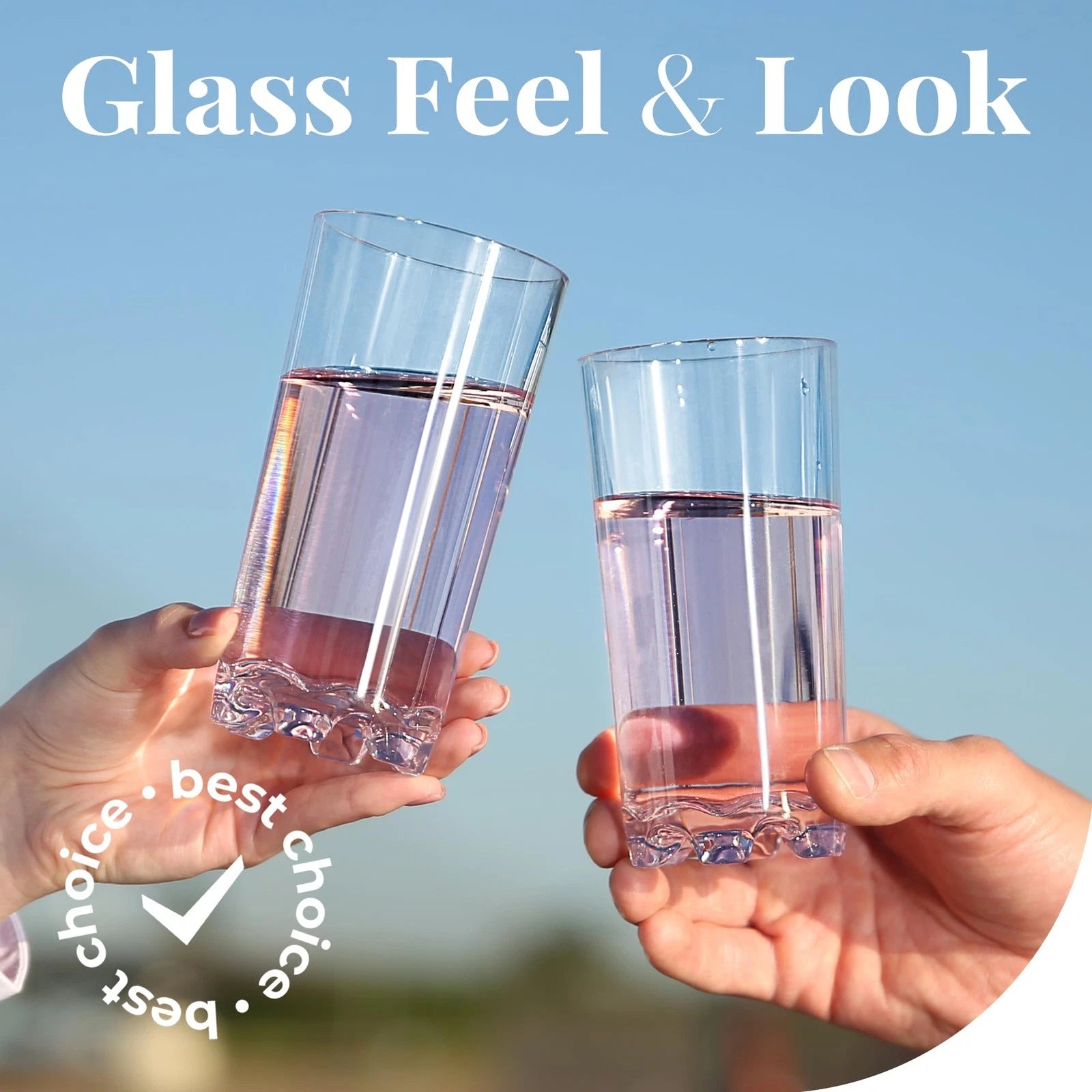 Unbreakable Tritan Plastic Water Drinking Glasses Set of 6 - Ideal for Juice ... | eBay