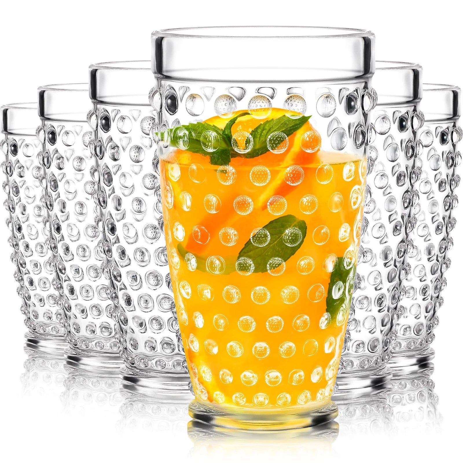 Yomarkrt 19OZ Highball Plastic Drinking Glasses - Set of 6 Clear Water Tumble... | eBay