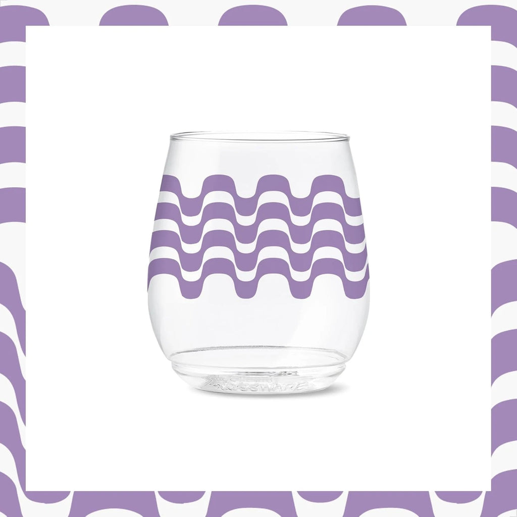 Sustainable 14oz Retro Art Plastic Drinking Glasses - Set of 6 - Hand Wash Only | eBay