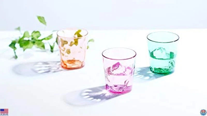 Unbreakable 13oz Acrylic Drinking Glasses Set of 6 - Dishwasher Safe Tumblers | eBay