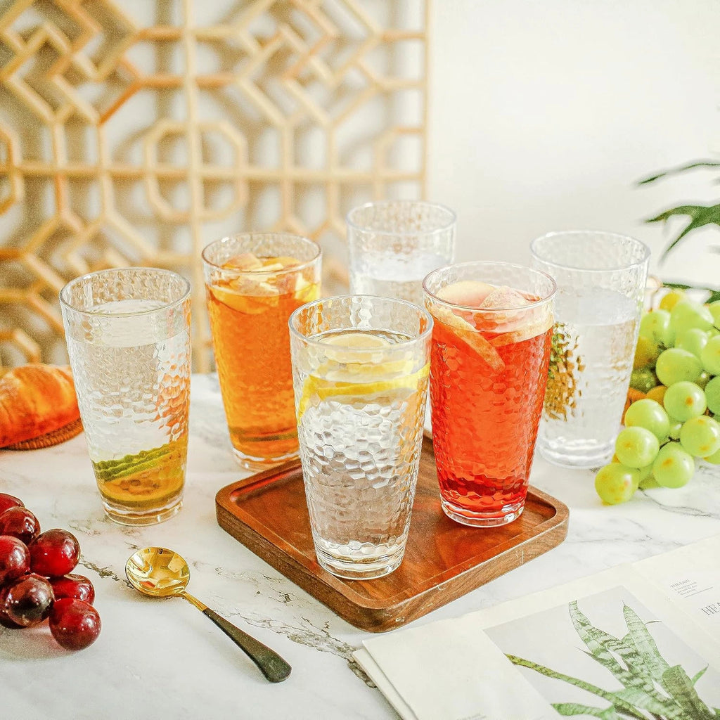 Plastic Unbreakable Tumblers Cups 25oz, Set of 6 Plastic Highball Drinking Glass | eBay
