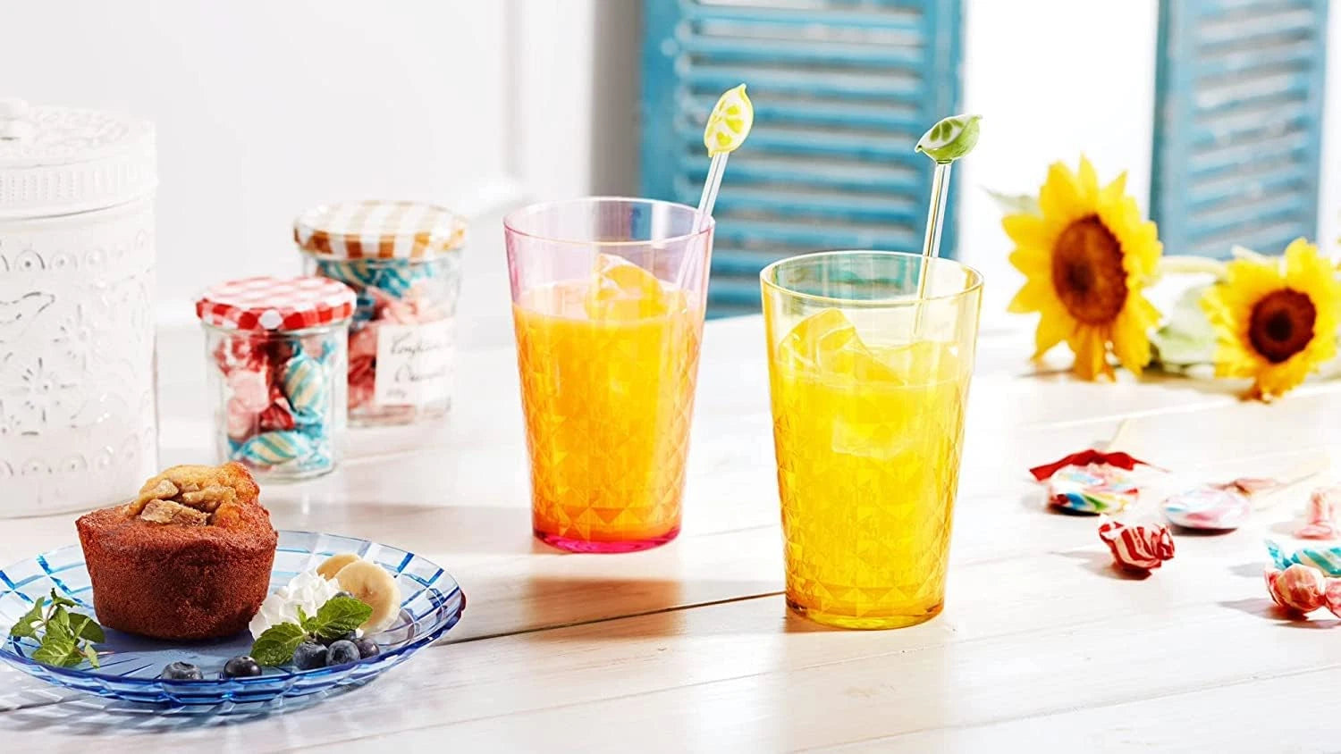 - 32 Oz Unbreakable Premium Iced Tea Drinking Glasses Tumbler (Set of 6) - BPA F | eBay