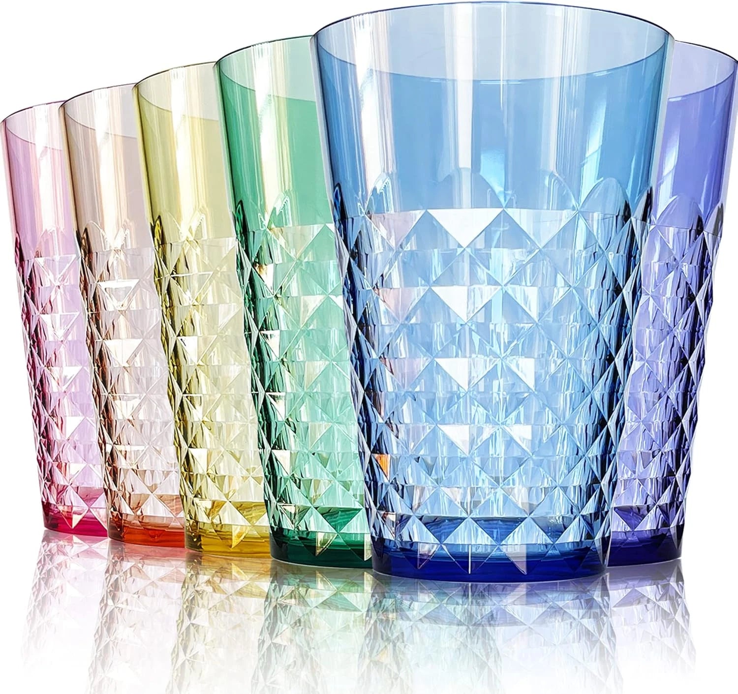 - 32 Oz Unbreakable Premium Iced Tea Drinking Glasses Tumbler (Set of 6) - BPA F | eBay