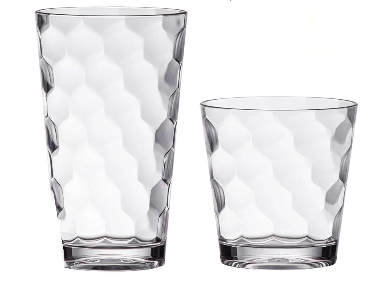 KLIFA- LYON- 11 Ounce, Set of 6, Acrylic Tumbler Drinking Glasses Cups, Bpa-Free | eBay