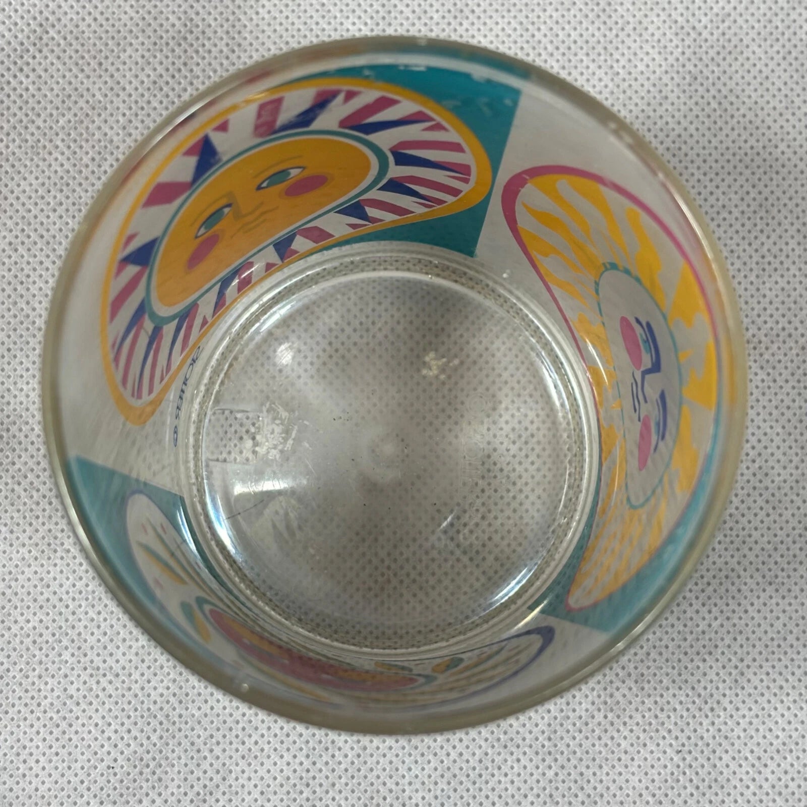 Vintage Acrylic Cups Stotter Sun Design Plastic Drinking Glasses Set of 6 | eBay