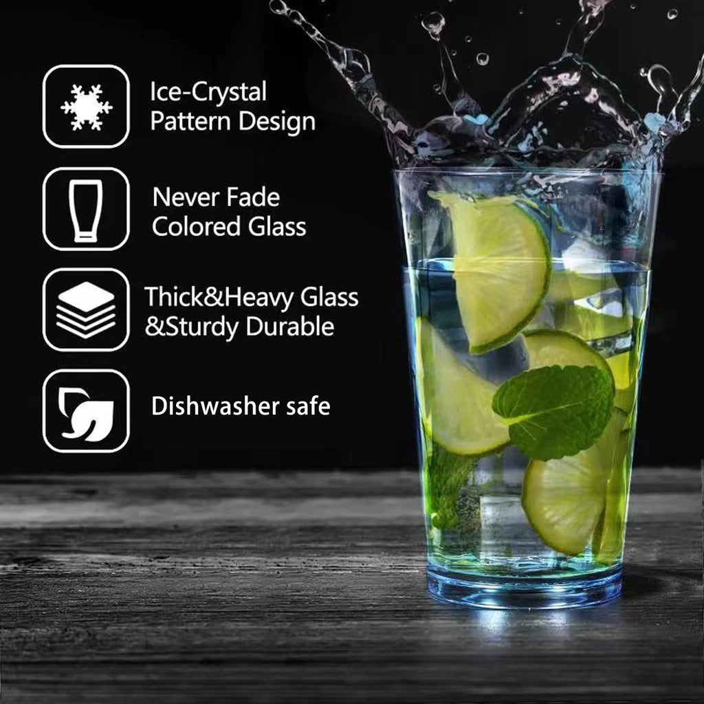 unbreakable Plastic Drinking Glasses [Set of 6] Shatterproof Drinking Cups, r... | eBay