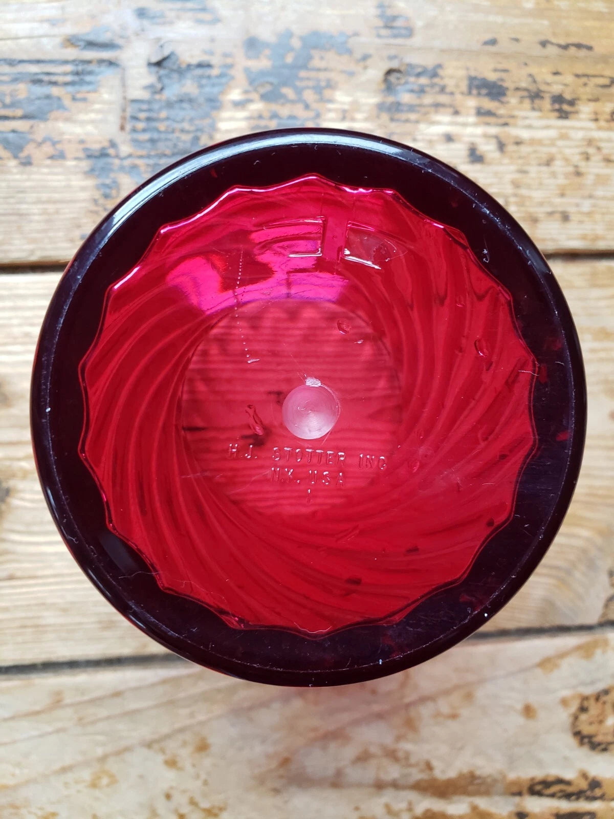 HJ Stotter Faux Glass, Plastic Drinking Glasses, Set Of 6.Reddish-purple. EUC | eBay