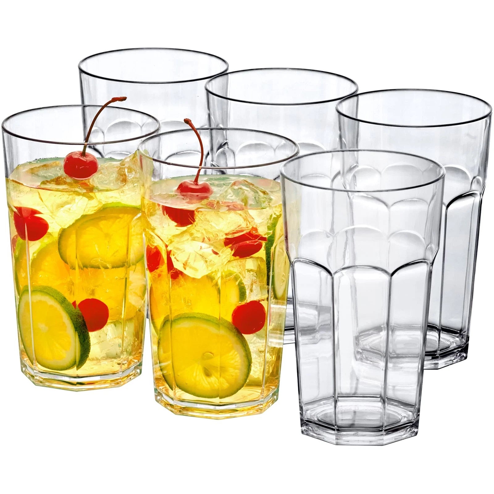 - Affinity - 20-Ounce Plastic Tumblers (Set of 6), Plastic Drinking Glasses, ... | eBay