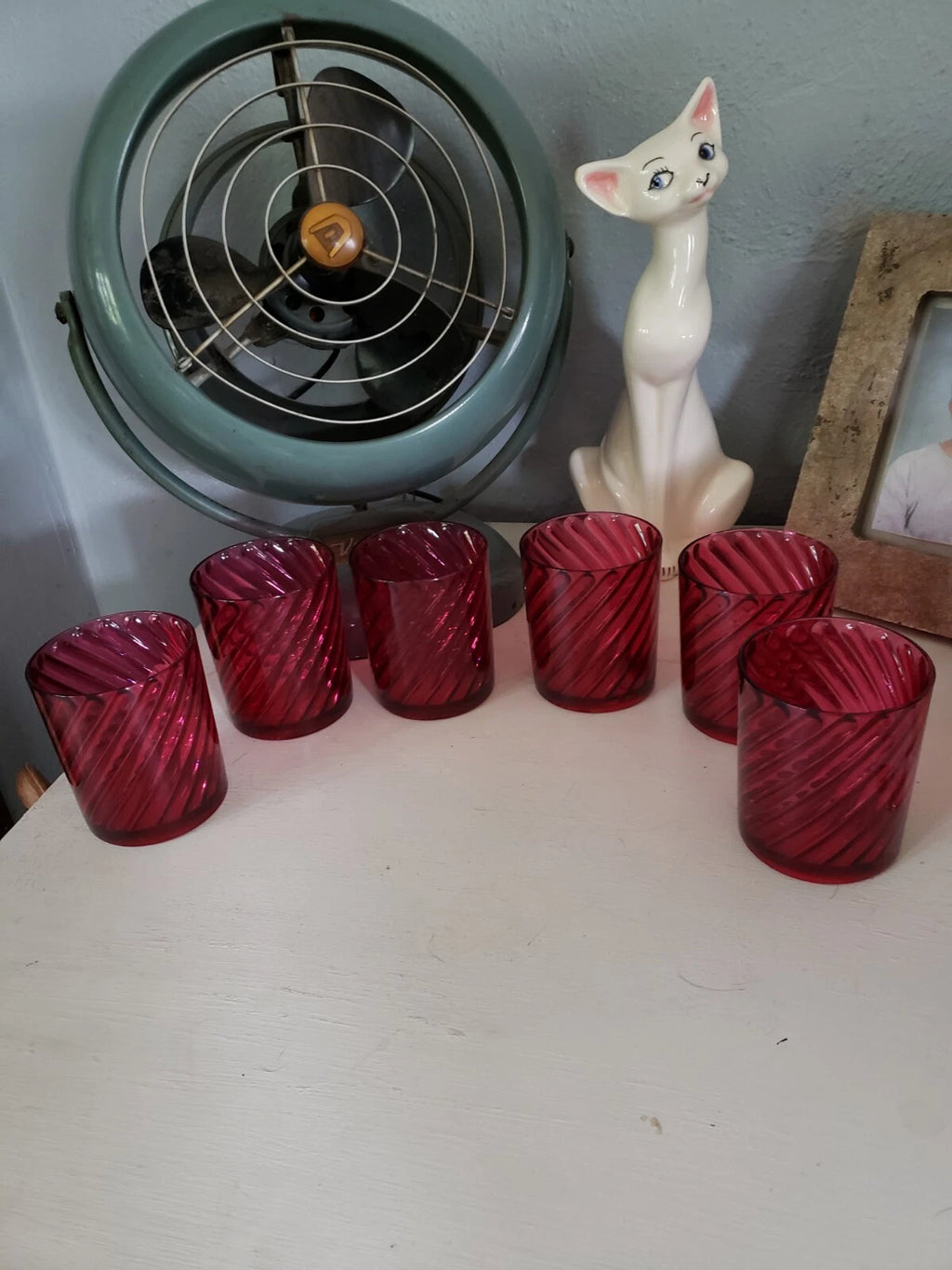 HJ Stotter Faux Glass, Plastic Drinking Glasses, Set Of 6.Reddish-purple. EUC | eBay