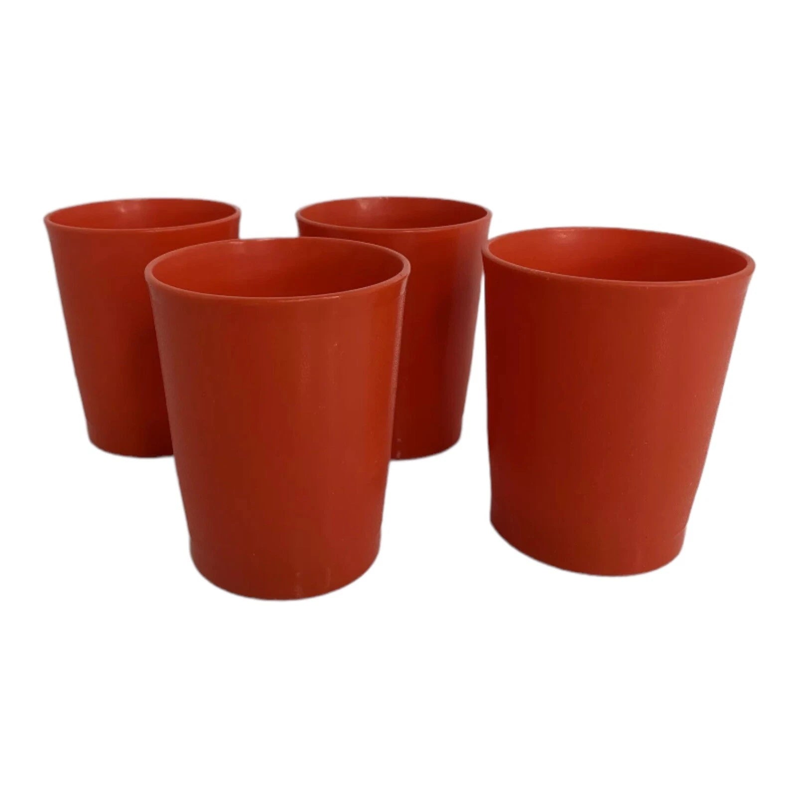 Set Of 4 Tupperware #1251 Orange 6 Oz Juice Tumblers Drinking Glasses | eBay