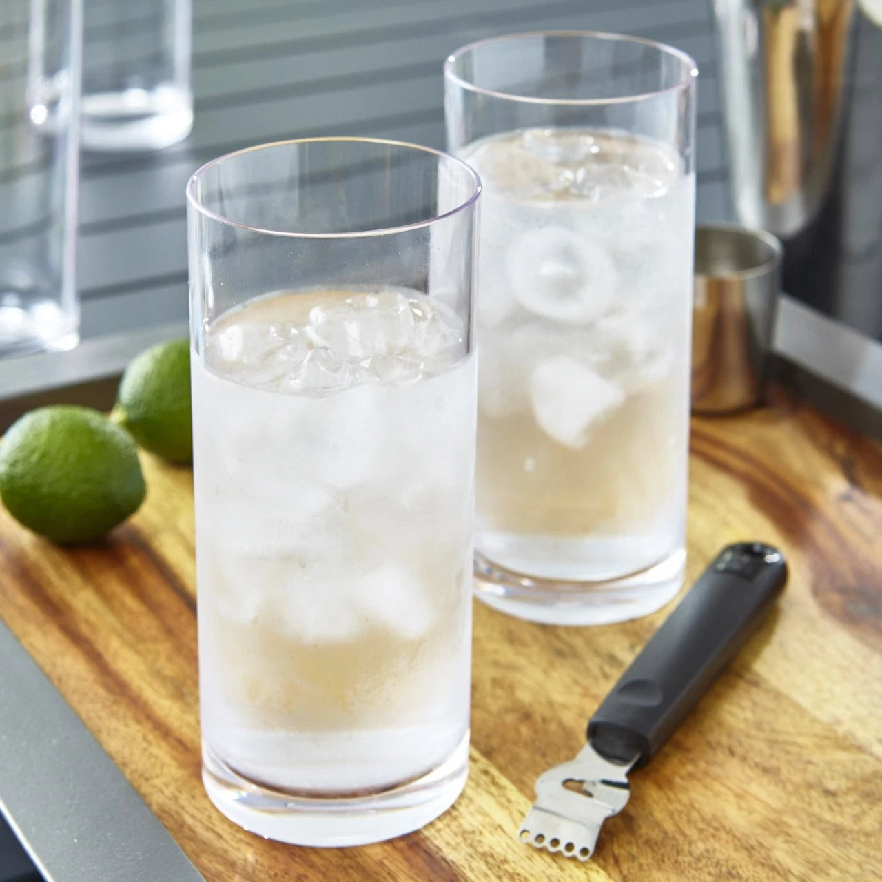 16oz BPA-Free Acrylic Tumblers, Set of 6, Clear Drinking Glasses - USA Made | eBay