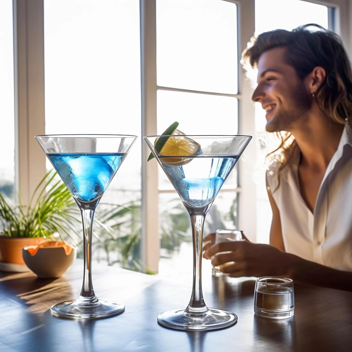 Unbreakable Martini Glasses Set of 6, 10 Oz Reusable Plastic Cocktail Bpa-Free | eBay