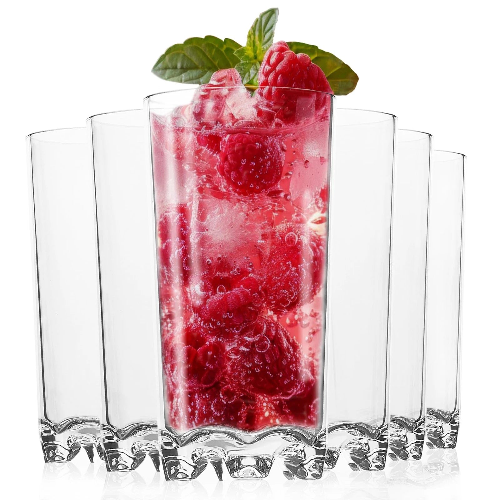 Unbreakable Tritan Plastic Water Drinking Glasses Set of 6 - Ideal for Juice ... | eBay