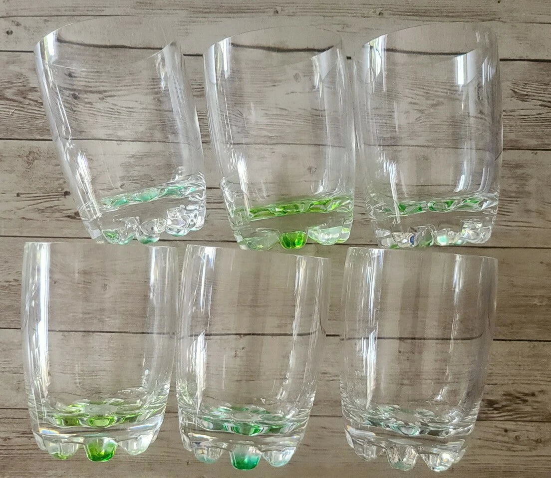 Set of Six (6) Clear Plastic Drinking Glasses ~ 15 Oz ~ 4.5" Tall x 3.25" Dia | eBay