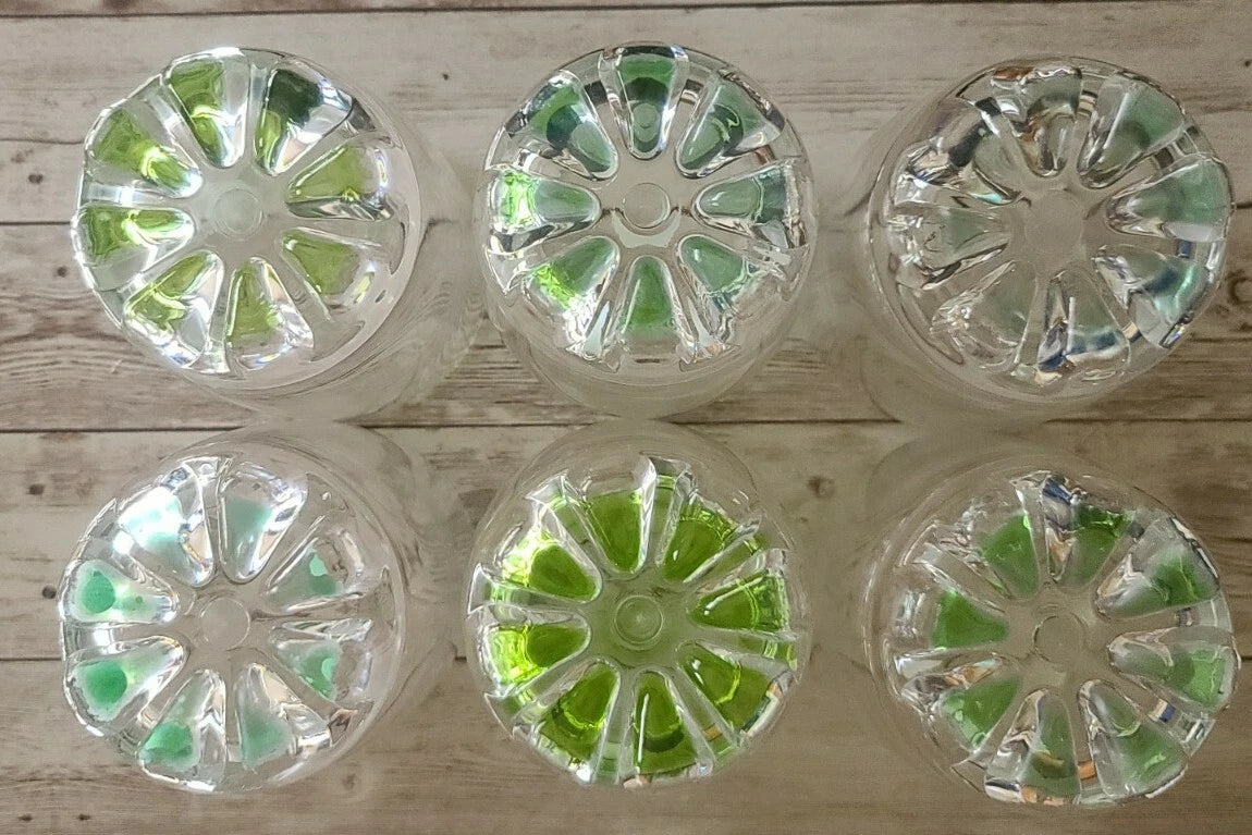 Set of Six (6) Clear Plastic Drinking Glasses ~ 15 Oz ~ 4.5" Tall x 3.25" Dia | eBay
