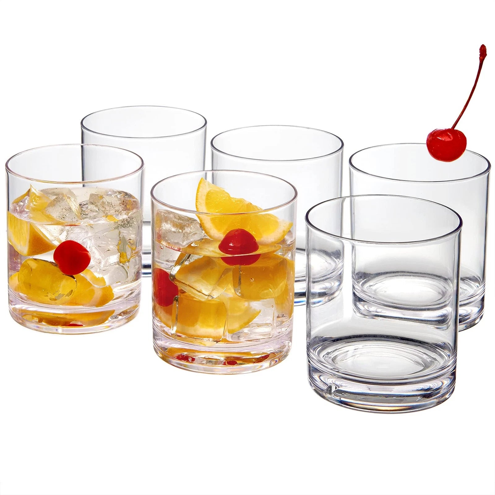 - Probity - 12-Ounce Plastic Tumblers (Set of 6), Plastic Drinking Glasses, R... | eBay