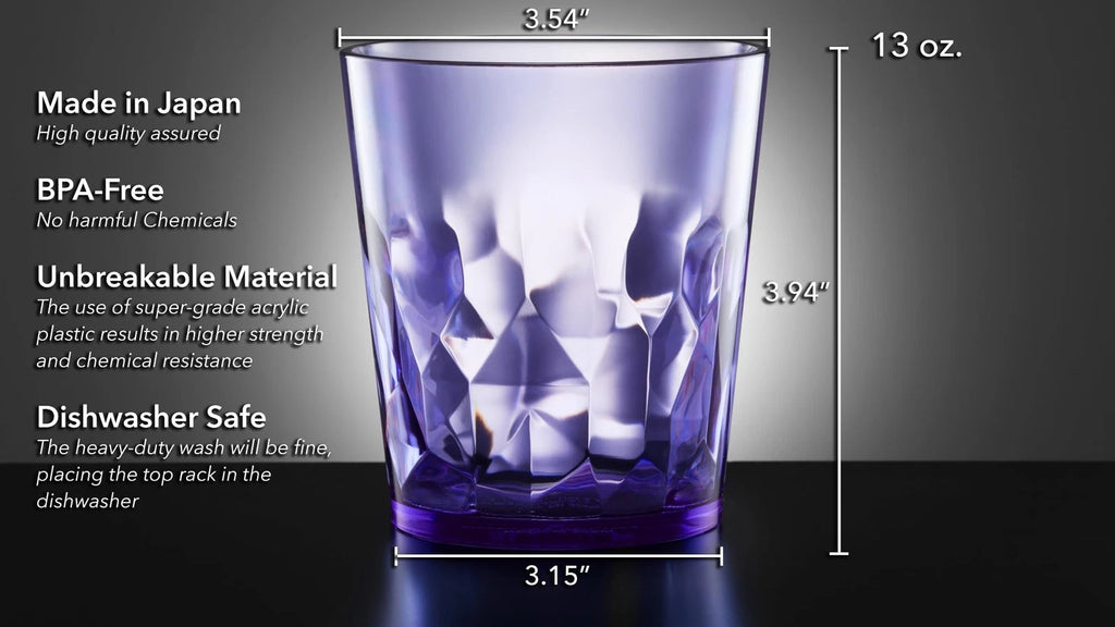 SCANDINOVIA Unbreakable Premium Drinking Glasses 13oz Set of 6 Tritan Plastic 641945603491| eBay