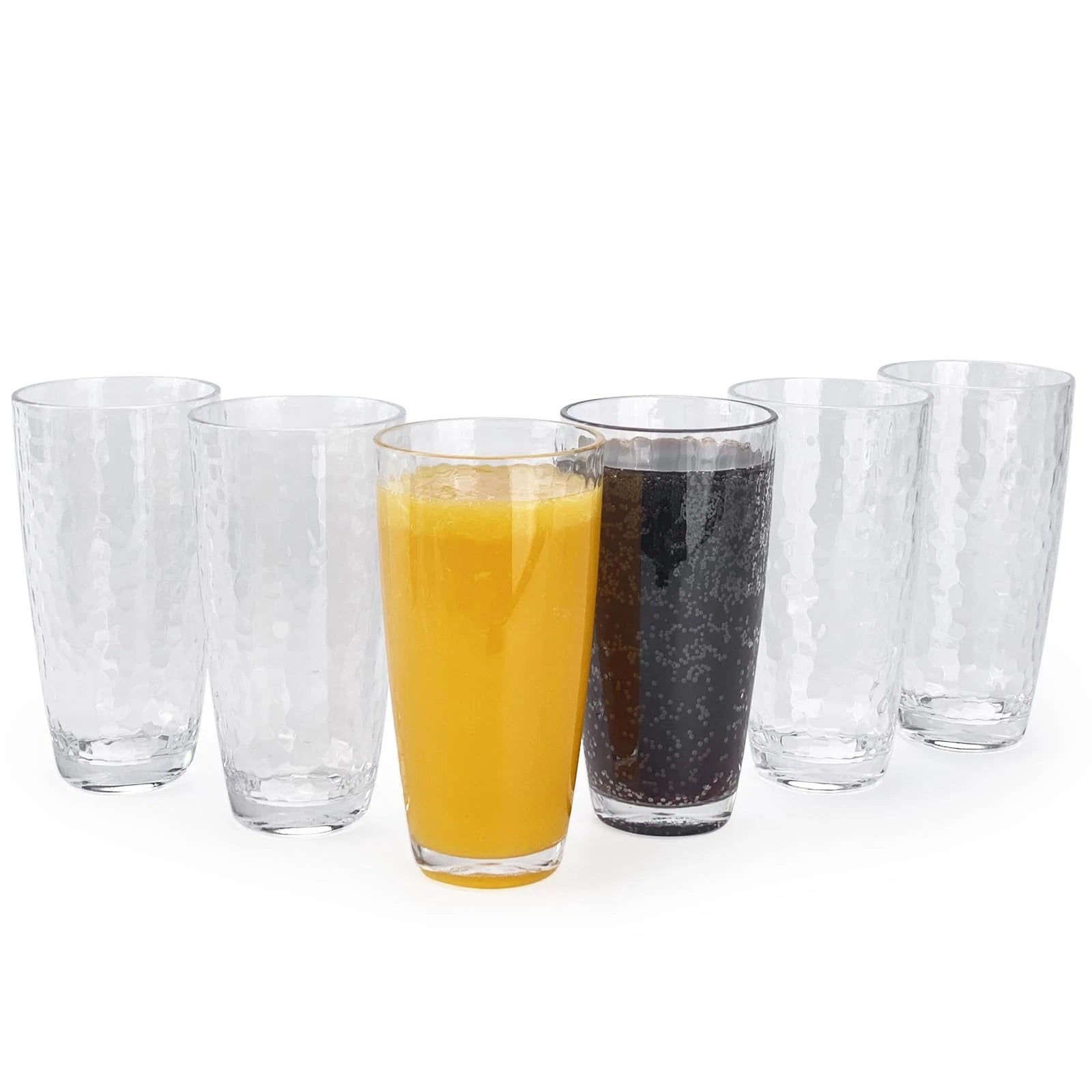 Set of 6 26-Ounce Large Acrylic Glasses Plastic Tumbler/Drinking Cups,Hammere... | eBay