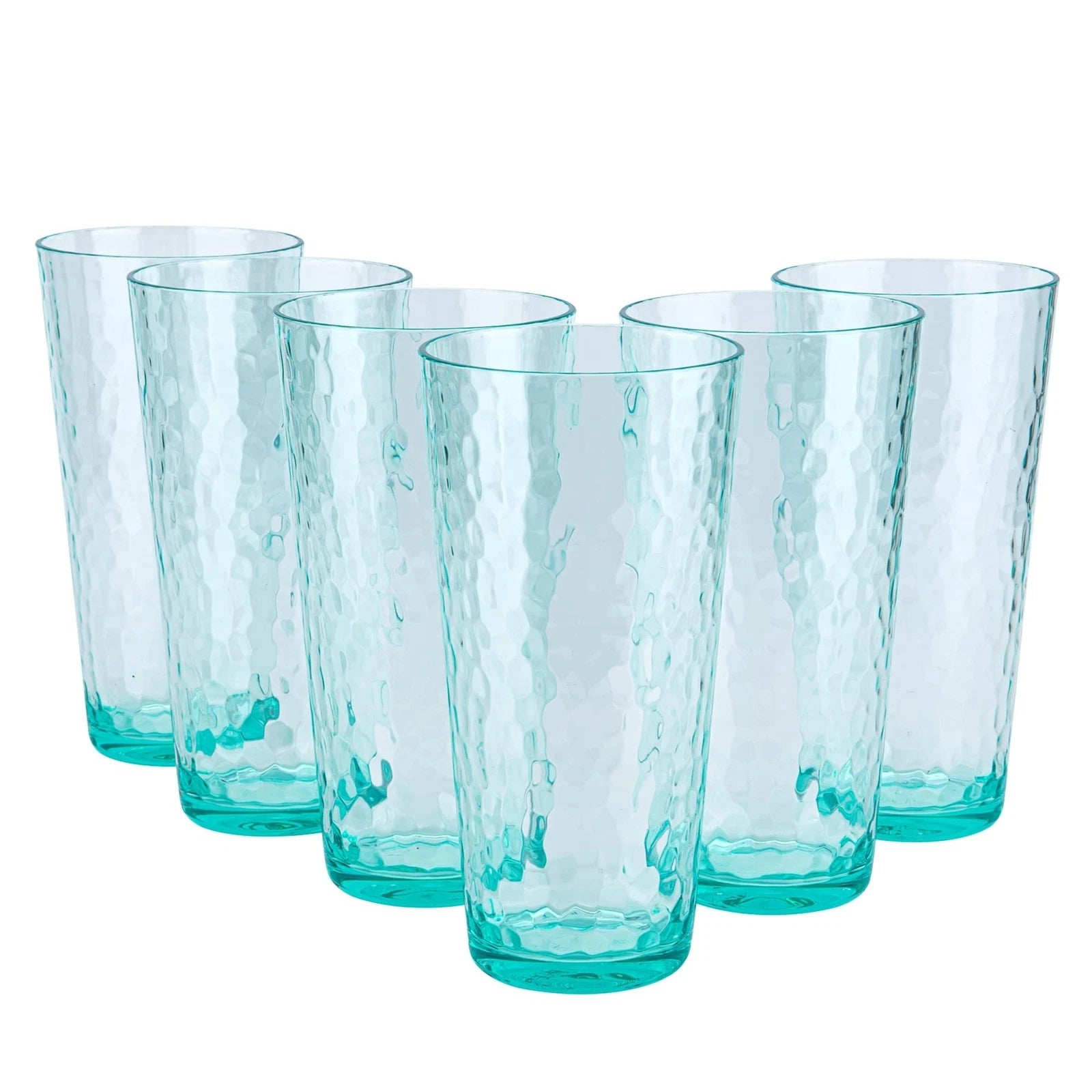 Mixed Drinkware 26-ounce Plastic Tumbler Acrylic Water Glasses, set of 6 Green | eBay