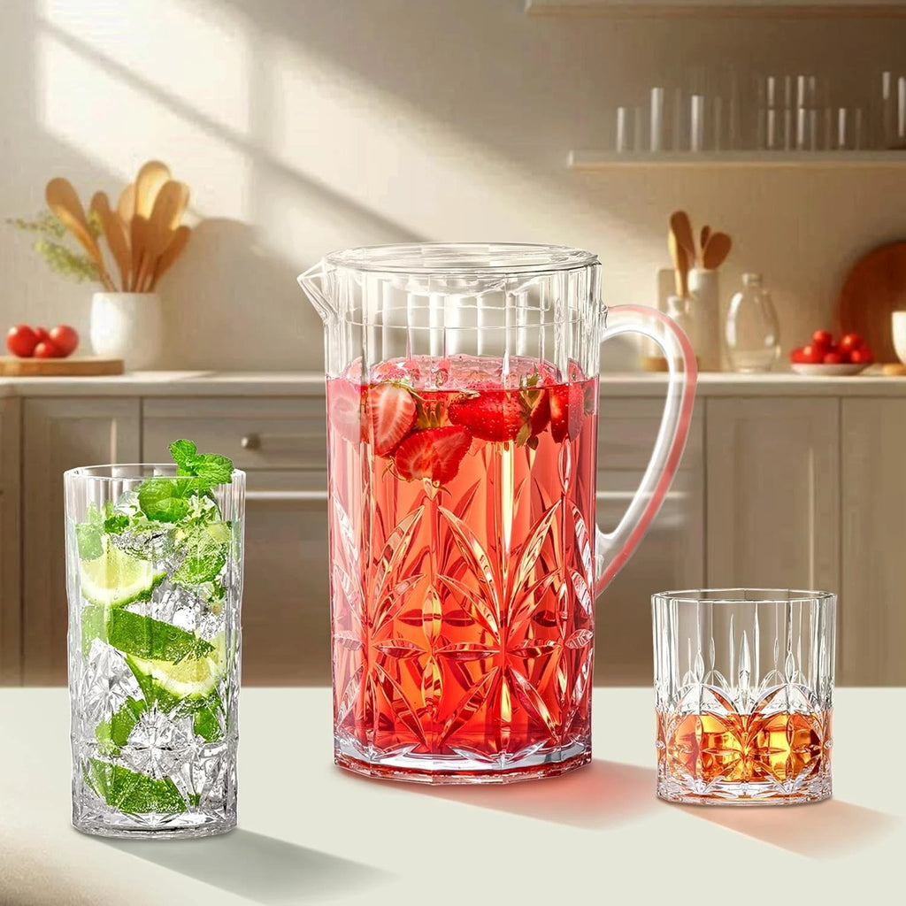 14 oz Plastic Whiskey Glasses (Pack of 6), Plastic Drinking Glasses, Reusable | eBay