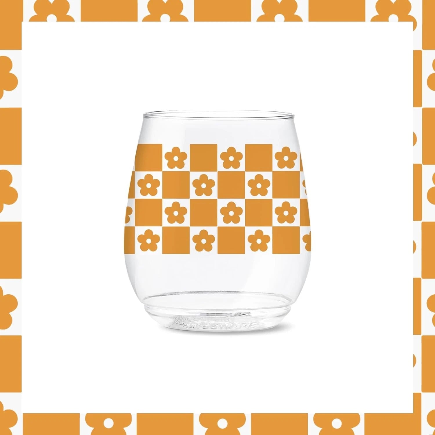 Sustainable 14oz Retro Art Plastic Drinking Glasses - Set of 6 - Hand Wash Only | eBay