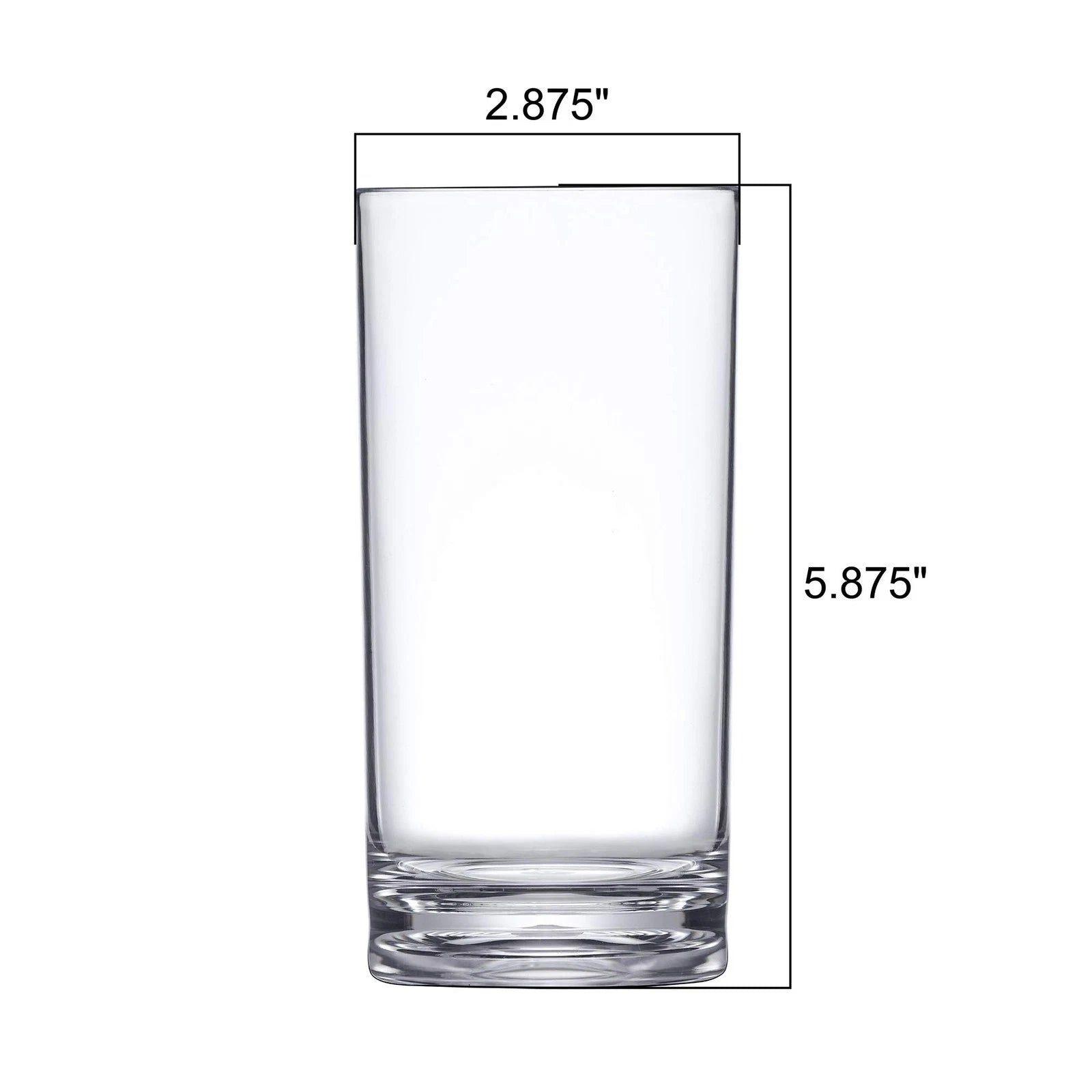 - Probity - 16-Ounce Plastic Tumblers (Set of 6), Plastic Drinking Glasses, R... | eBay