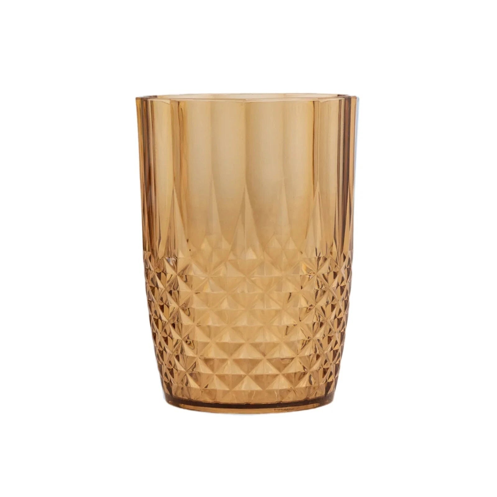 6 pcs 16 oz Crystal Cut Plastic Drinking Glasses Tumblers Disposable Tableware | eBay