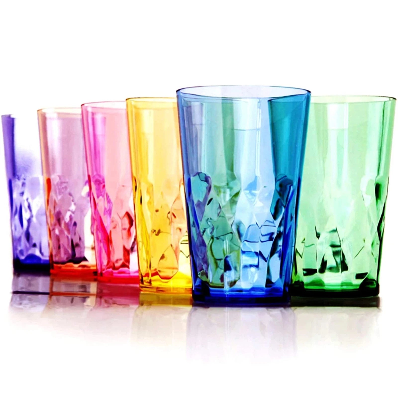 - 19oz Unbreakable Premium Drinking Glasses Set of 6 - Super Grade Acrylic Pl... | eBay