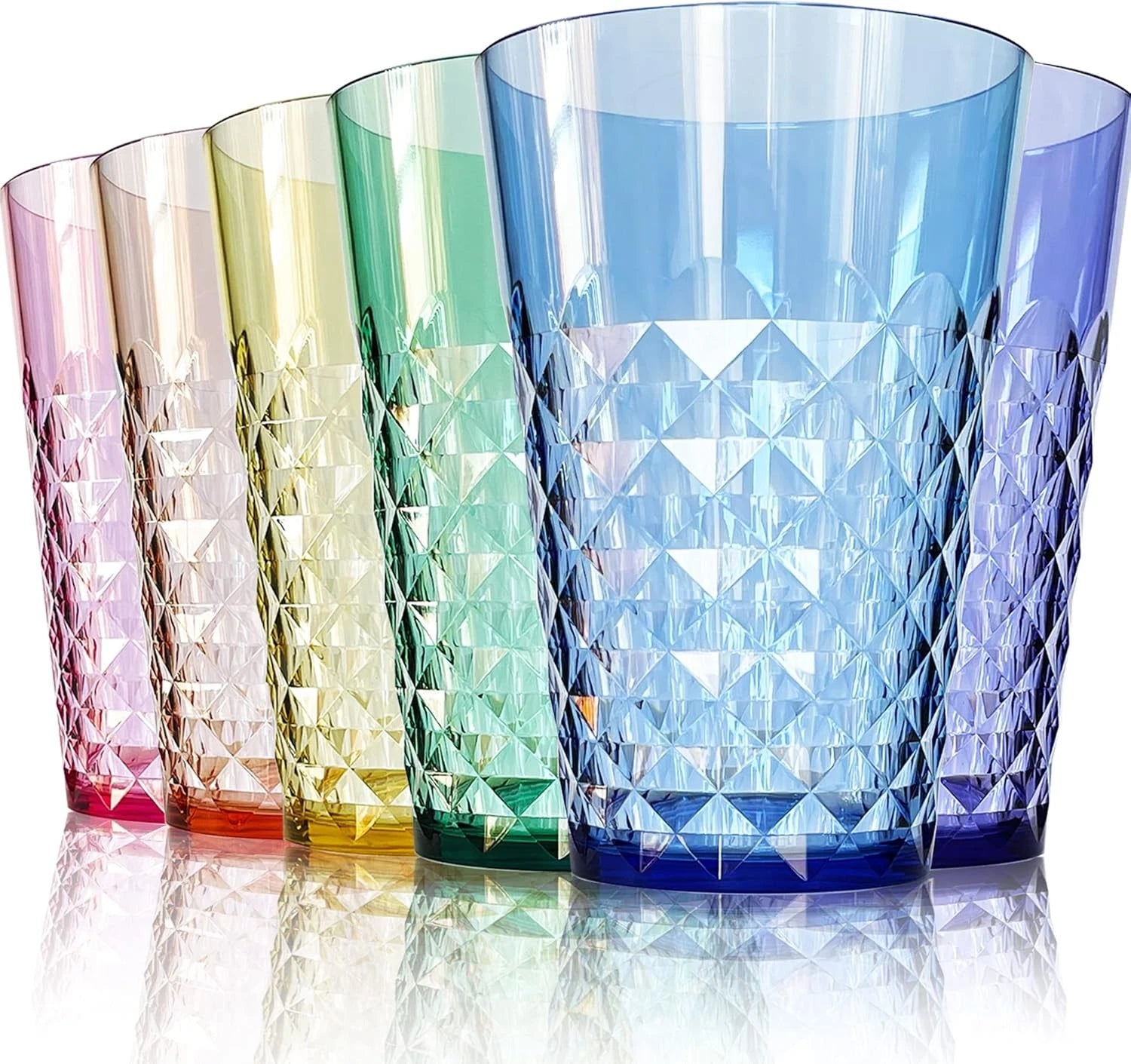 32 oz Unbreakable Premium Iced Tea Drinking Glasses Tumbler (Set of 6) - BPA Fre | eBay