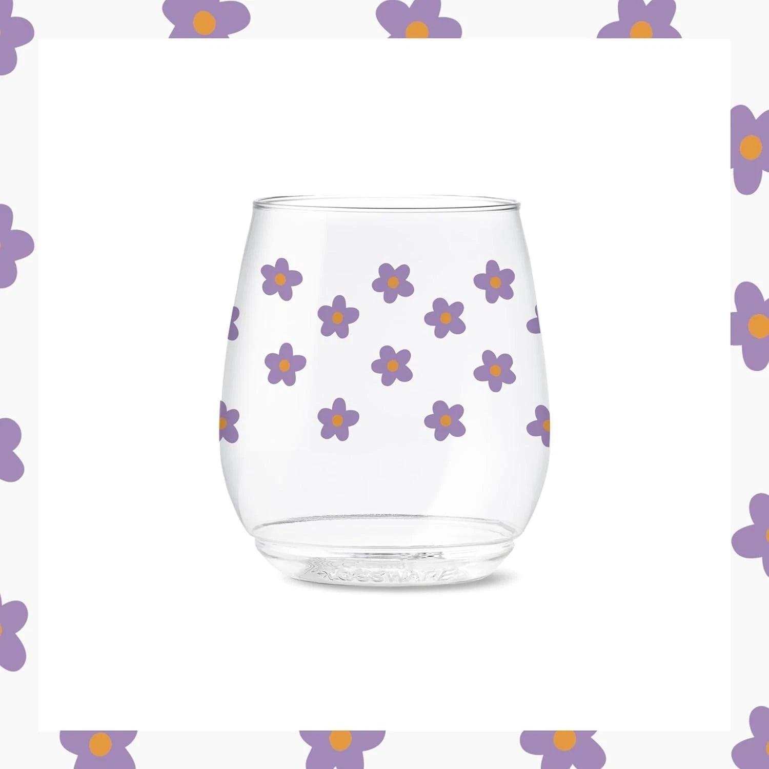 Sustainable 14oz Retro Art Plastic Drinking Glasses - Set of 6 - Hand Wash Only | eBay