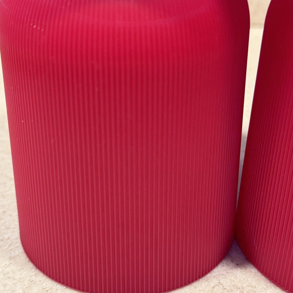 Vintage Majestic Ribbed Plastic Drinking Glass Cup Red 4" MCM 1960's set of 6 | eBay